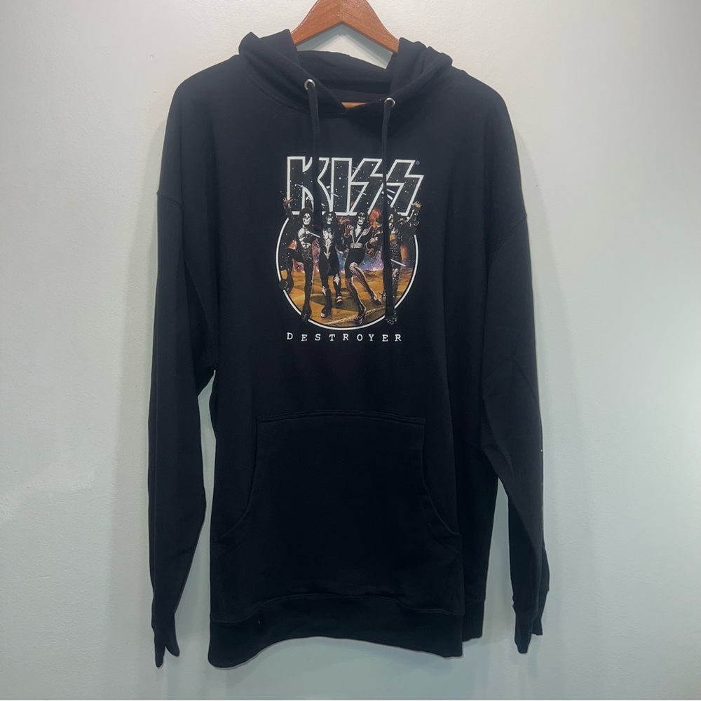 Kiss Destroyer Hoodie X INDEPENDENT TRADING CO Sz XXL Rock Band - Picture 2 of 9